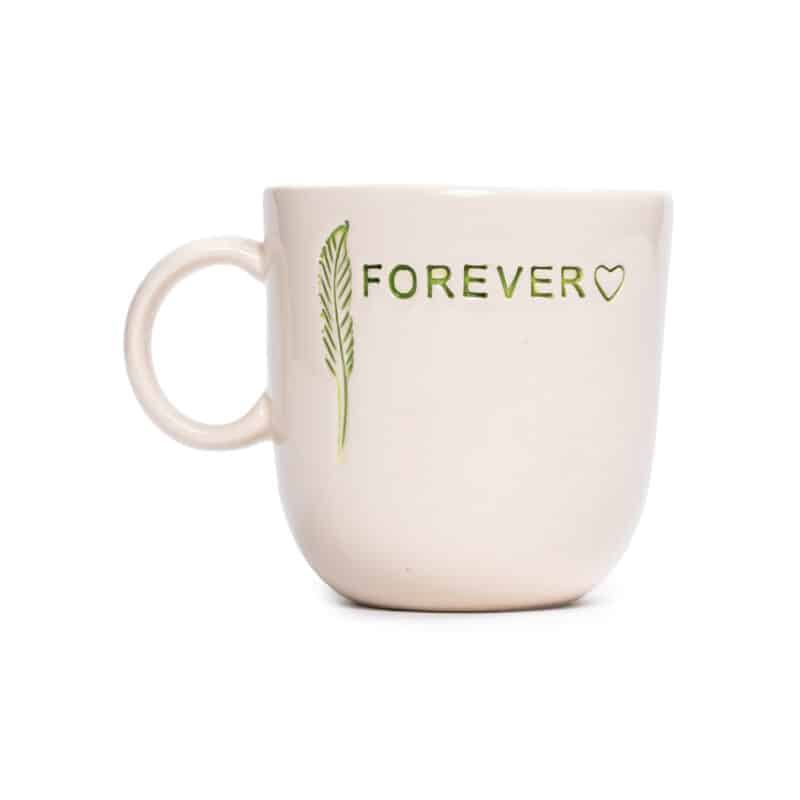 FOREVER LOVE Kulplu Yeşil Mug - L'AMOUR PARIS - Görsel 6