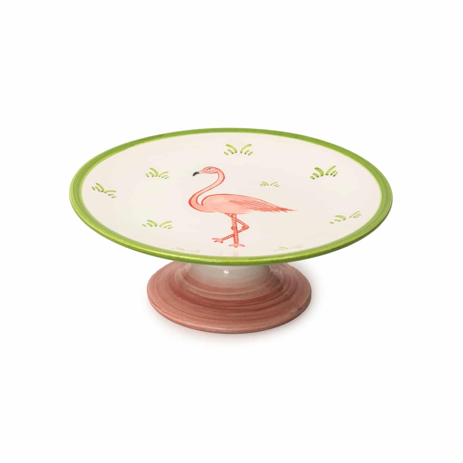 Aloha Tropica Flamingo Ayaklı Pasta Tabağı