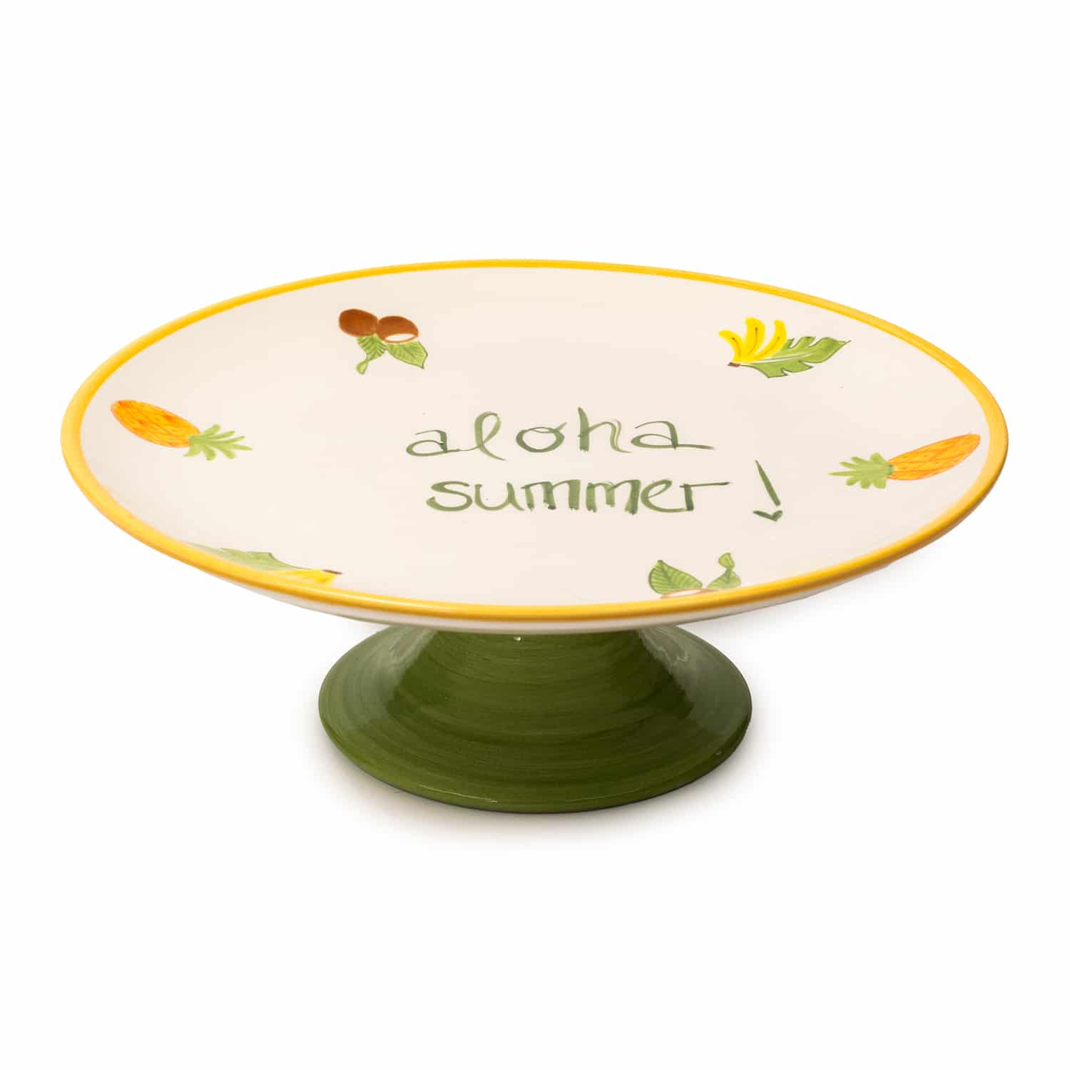 Aloha Summer Büyük Boy Pasta Tabağı
